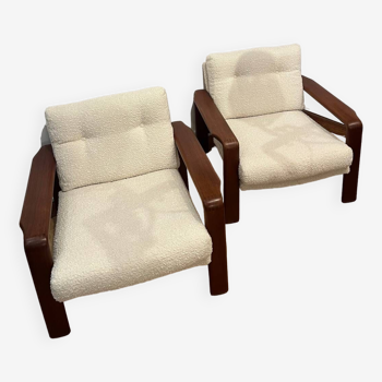 Pair of Scandinavian armchairs