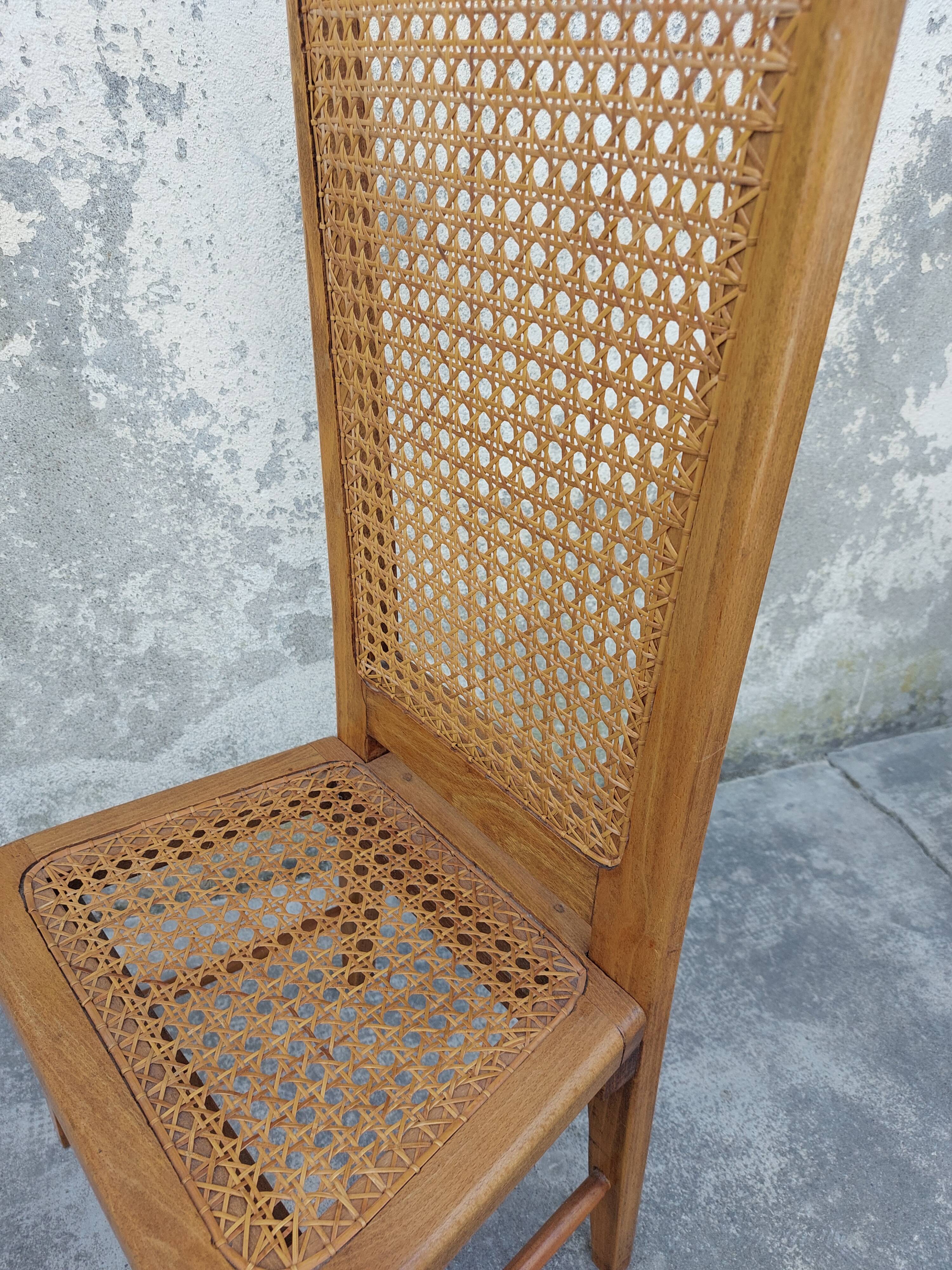 Children's chair in old canning 1950