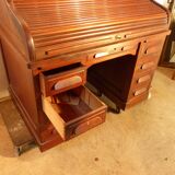 Old American office in mahogany cylinder