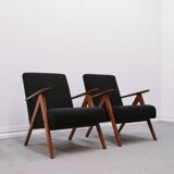 Mid-Century Easy Chair, Model B 310 Var, in Black Shield
