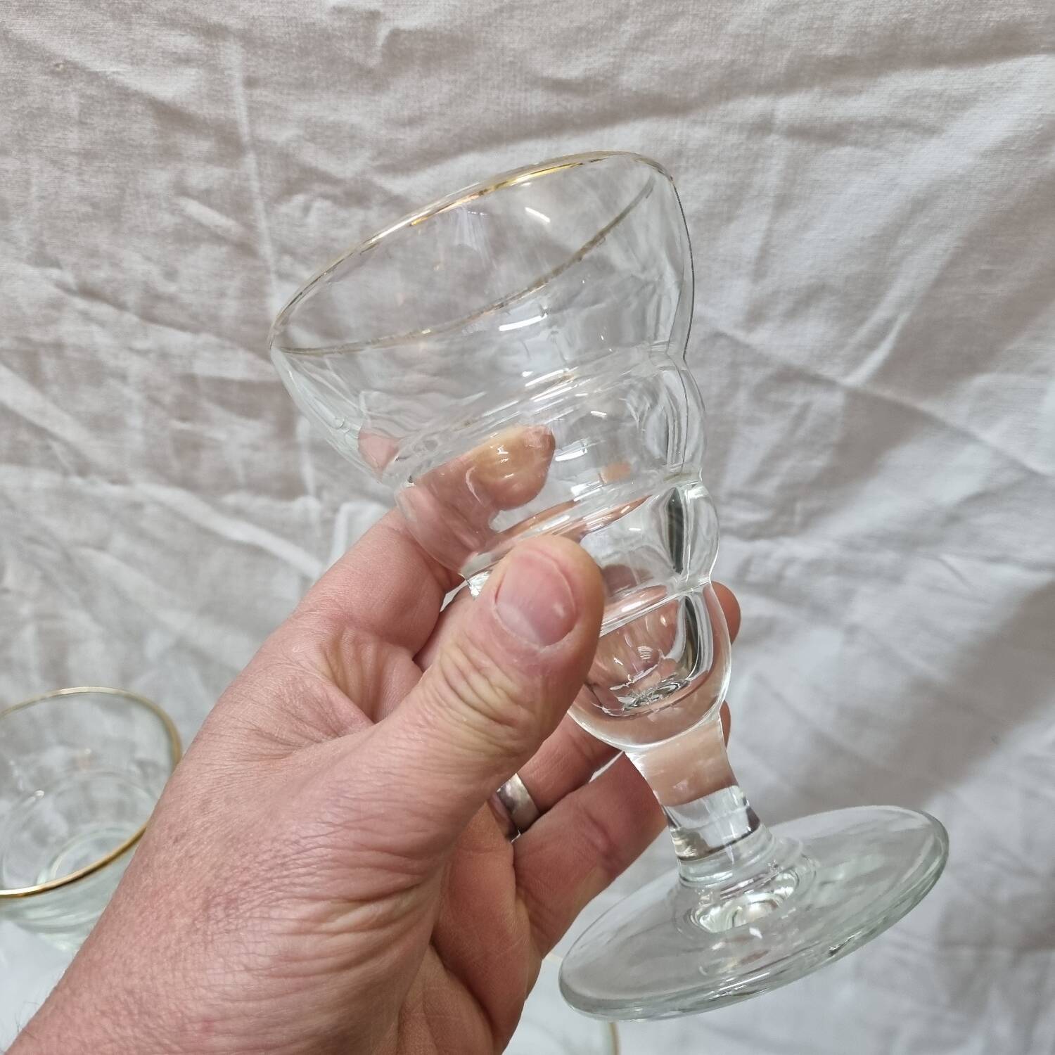 6 bistro glasses 1920