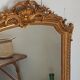 Former mirror gilded with pediment - 153 x 101 - Style Napoleon III