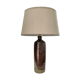 Lampe en grès vernissé électrifiée à neuf