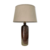 Lampe en grès vernissé électrifiée à neuf
