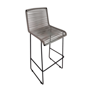 Tabouret gris silex