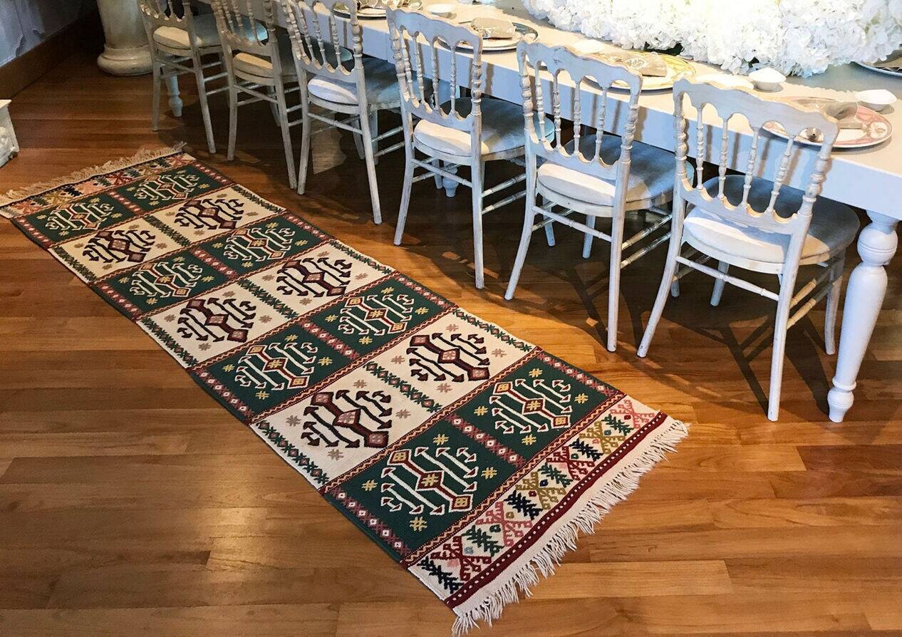 Traditional Design Handmade Kilim Runner Rug