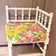 Fabric and wood corner armchair, comfort, relax, 1920s