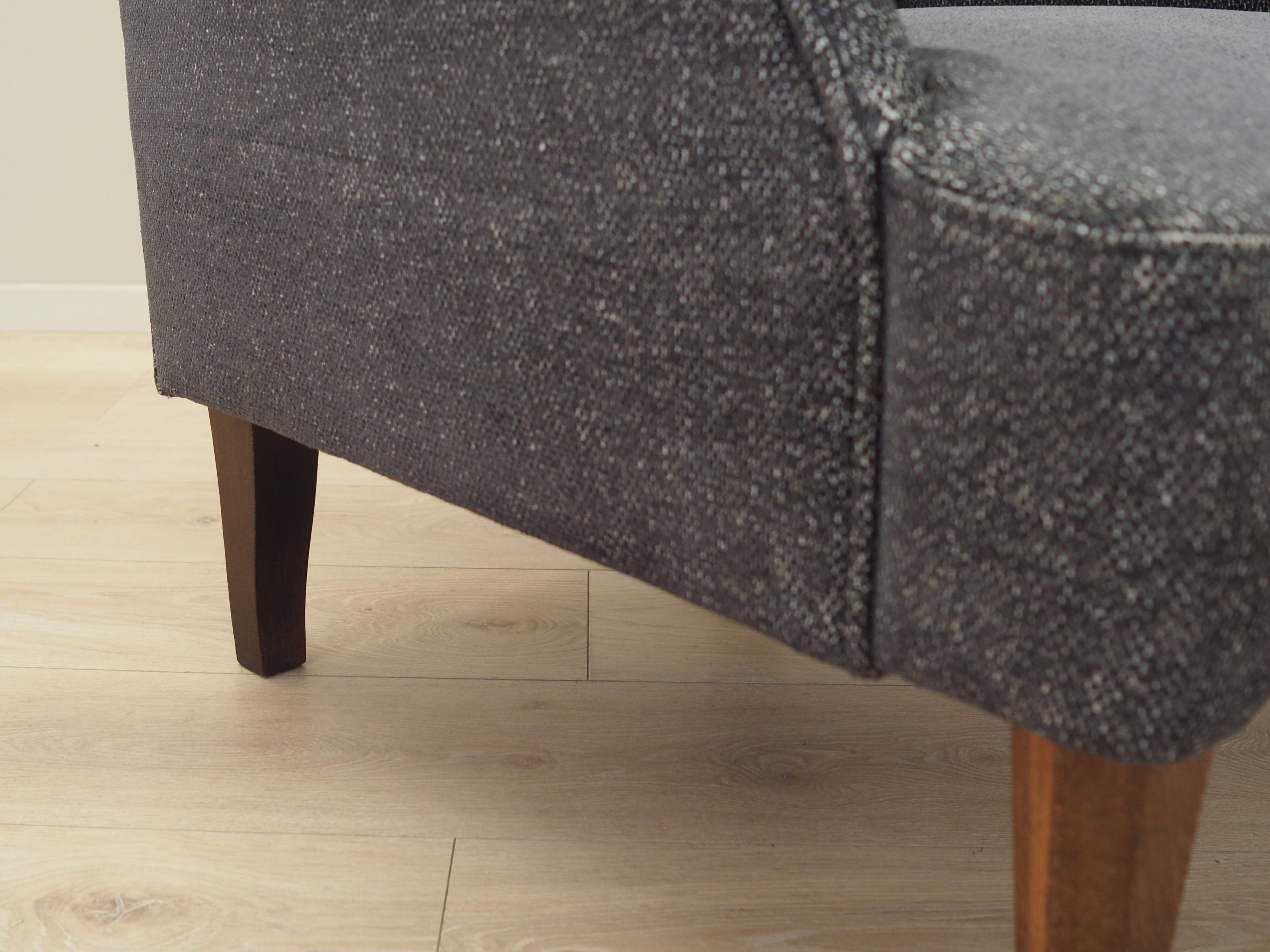 Grey armchair, Italian design, 1970s, production: Italy