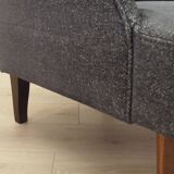 Grey armchair, Italian design, 1970s, production: Italy