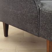 Grey armchair, Italian design, 1970s, production: Italy