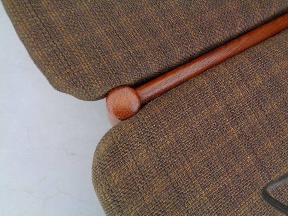 Teak Three-Seater Sofa by Svend Aage Eriksen for Glostrup, 1960s