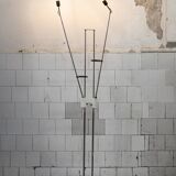 Lampada da terra regolabile Italiana due luci Anni '70