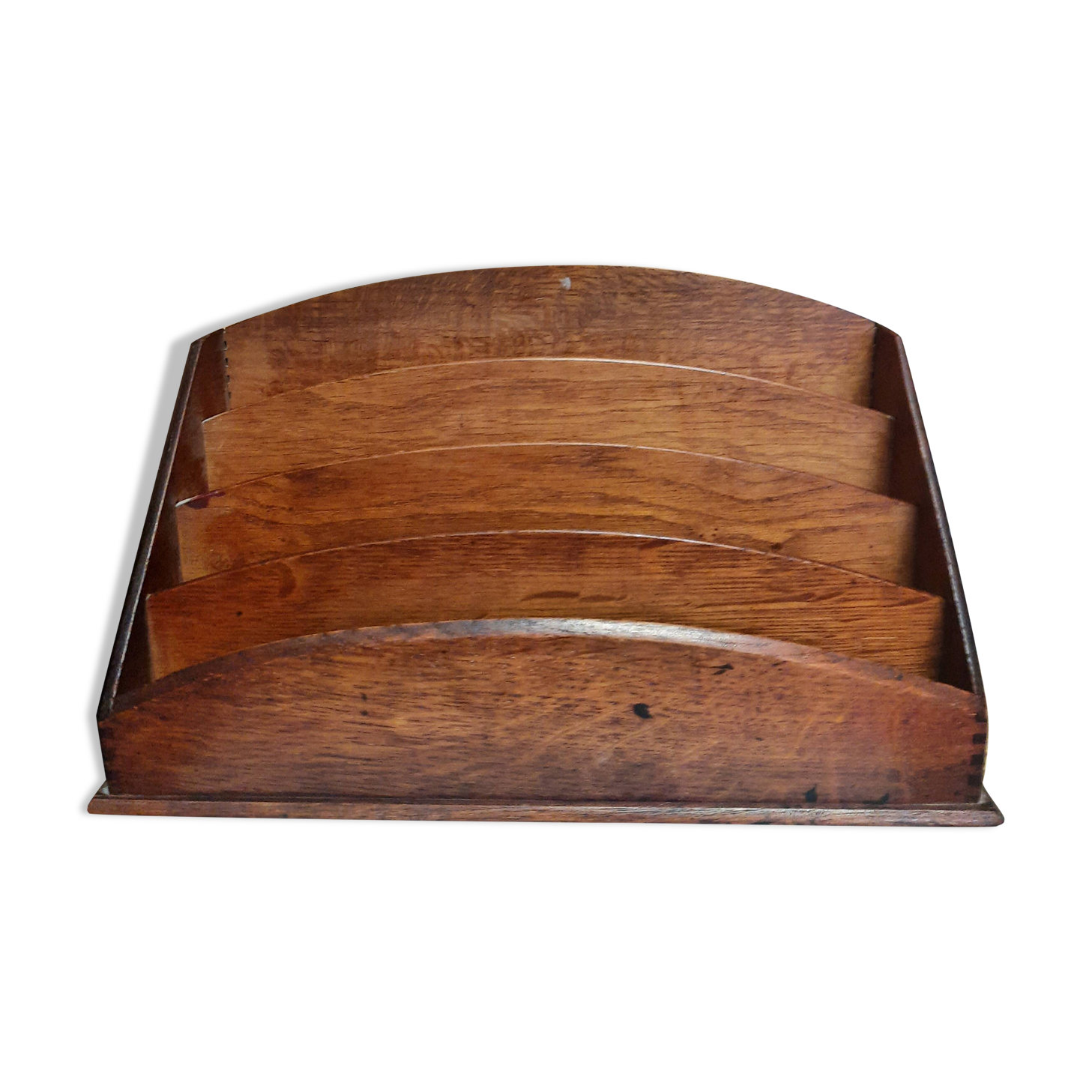 Wooden mail holder