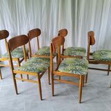 Set of 6 chairs 60s
