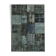 Hand-knotted oriental vintage 170 cm x 241 cm black patchwork rug
