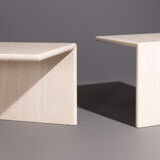 Coffee table in travertine, set of 4
