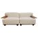 Pianura modular sofa in white fabric by Mario Bellini for Cassina
