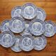 12 dessert plates in earthenware "Burgenland" Villeroy and vintage Boch