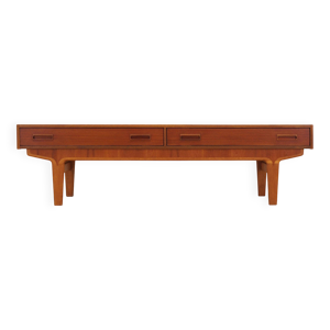 meuble bas en teck, design