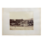 Photo Vienne - Jardin Public XIXe albumine carton contrecollé