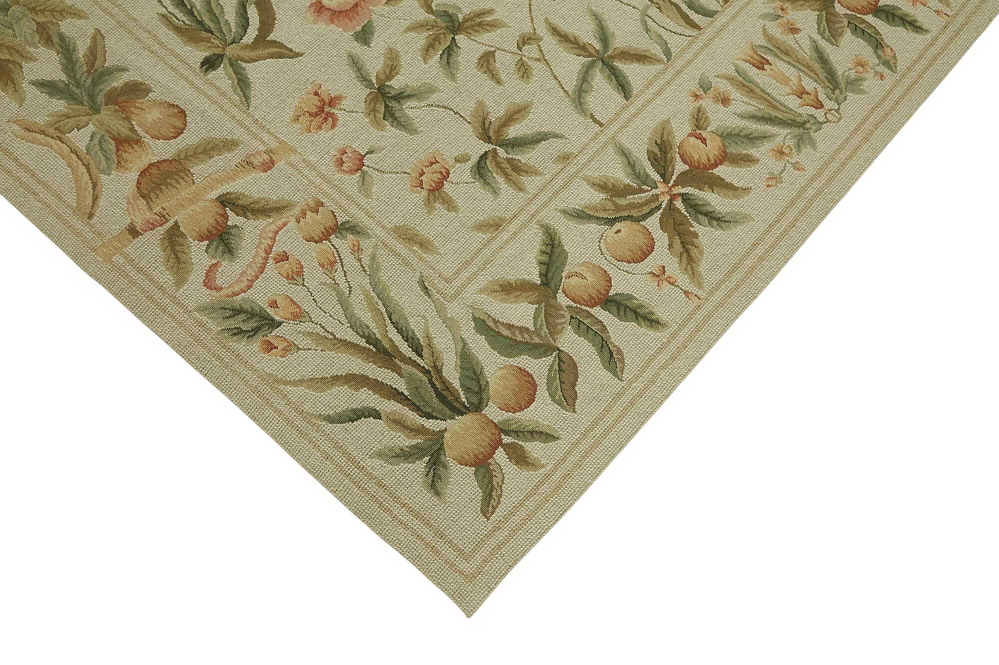 Handmade Vintage Flatweave Needlepoint Kilim 180 cm x 264 cm