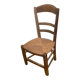 Chaise paillée campagne