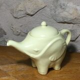 Elephant teapot Sainte Radegonde France Vintage