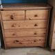 Vintage solid pine children's bedroom chest of drawers IKEA
