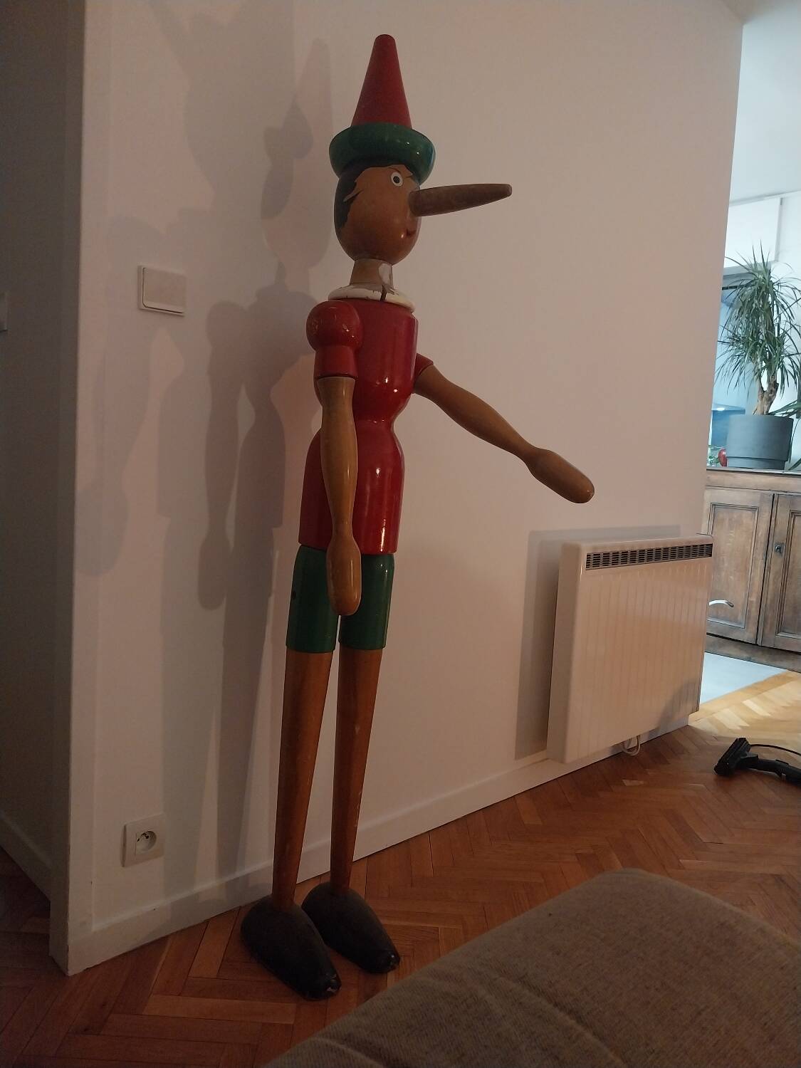 Pinocchio wooden puppet