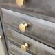 Old metal dentist's cabinet professional furniture
