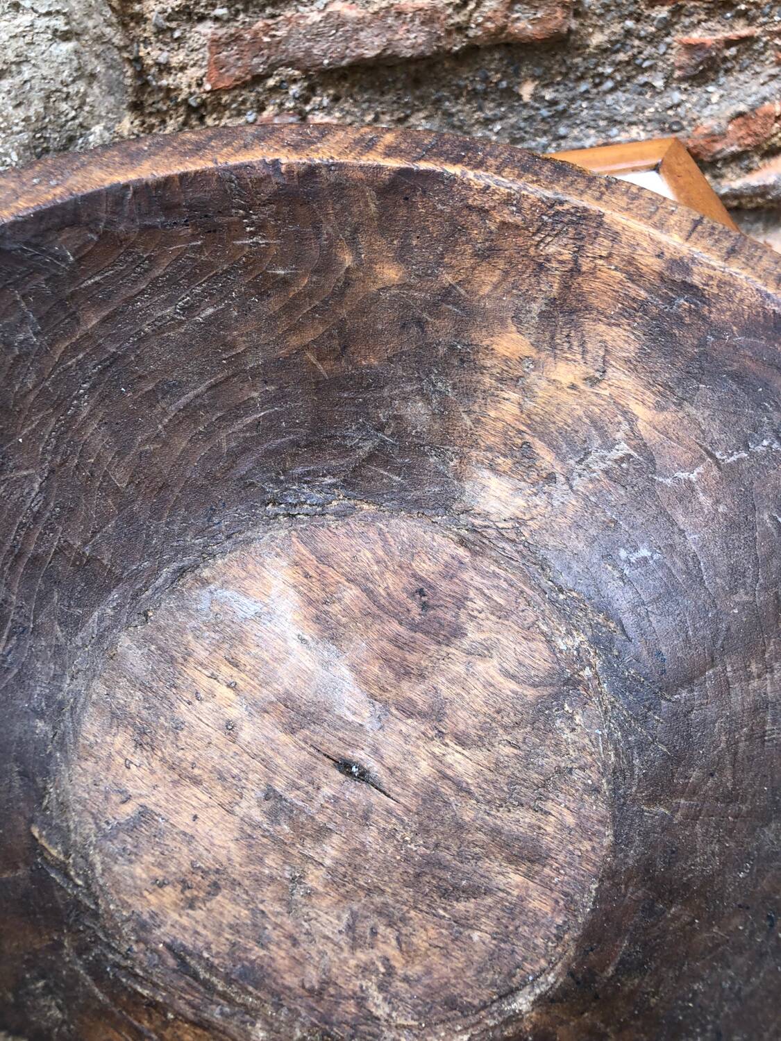 Saladier en bois brut