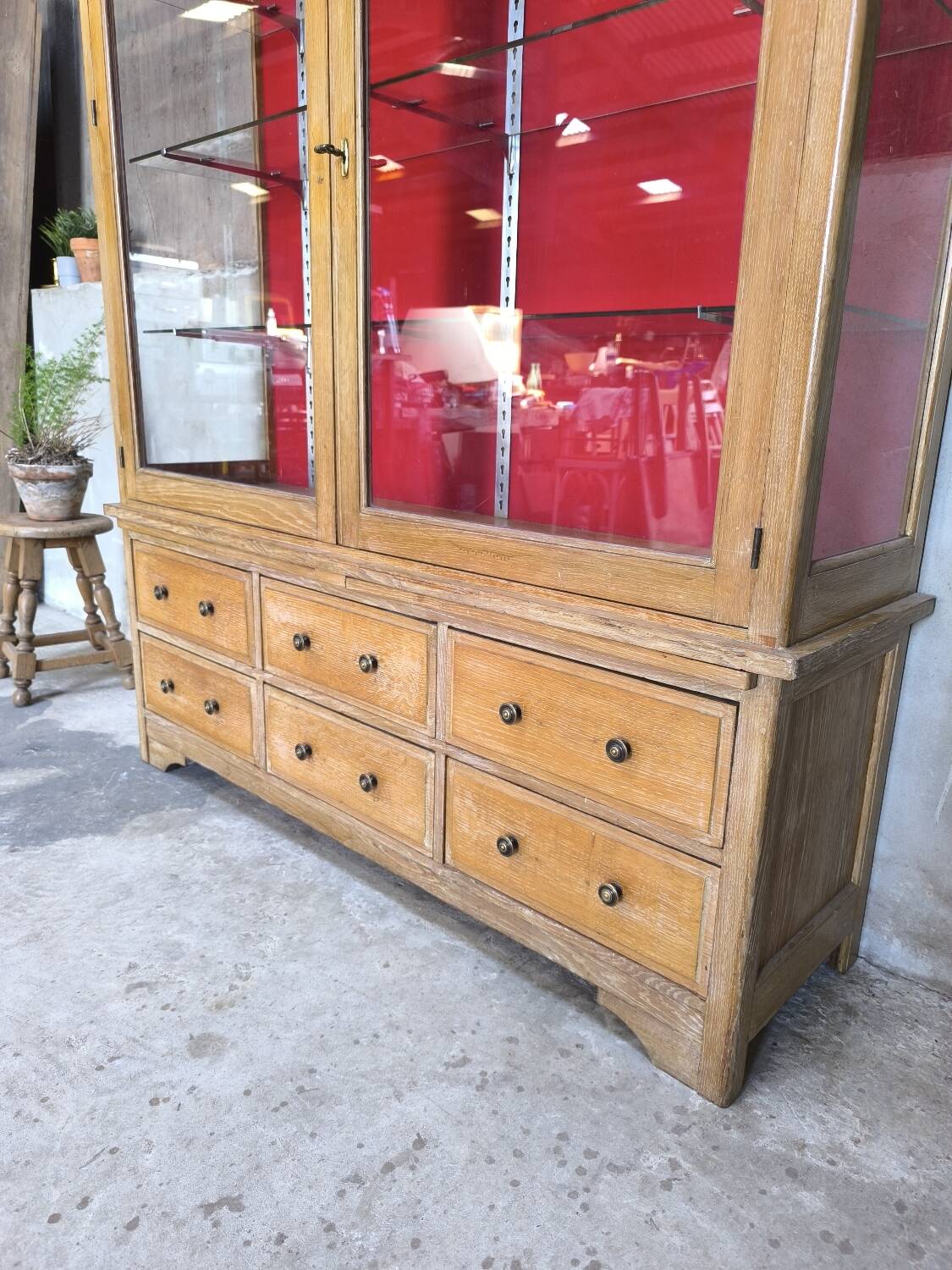 1950s trade furniture display case