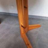 Round pine table, Denmark, 1980s