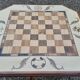 Table à jeu marqueterie