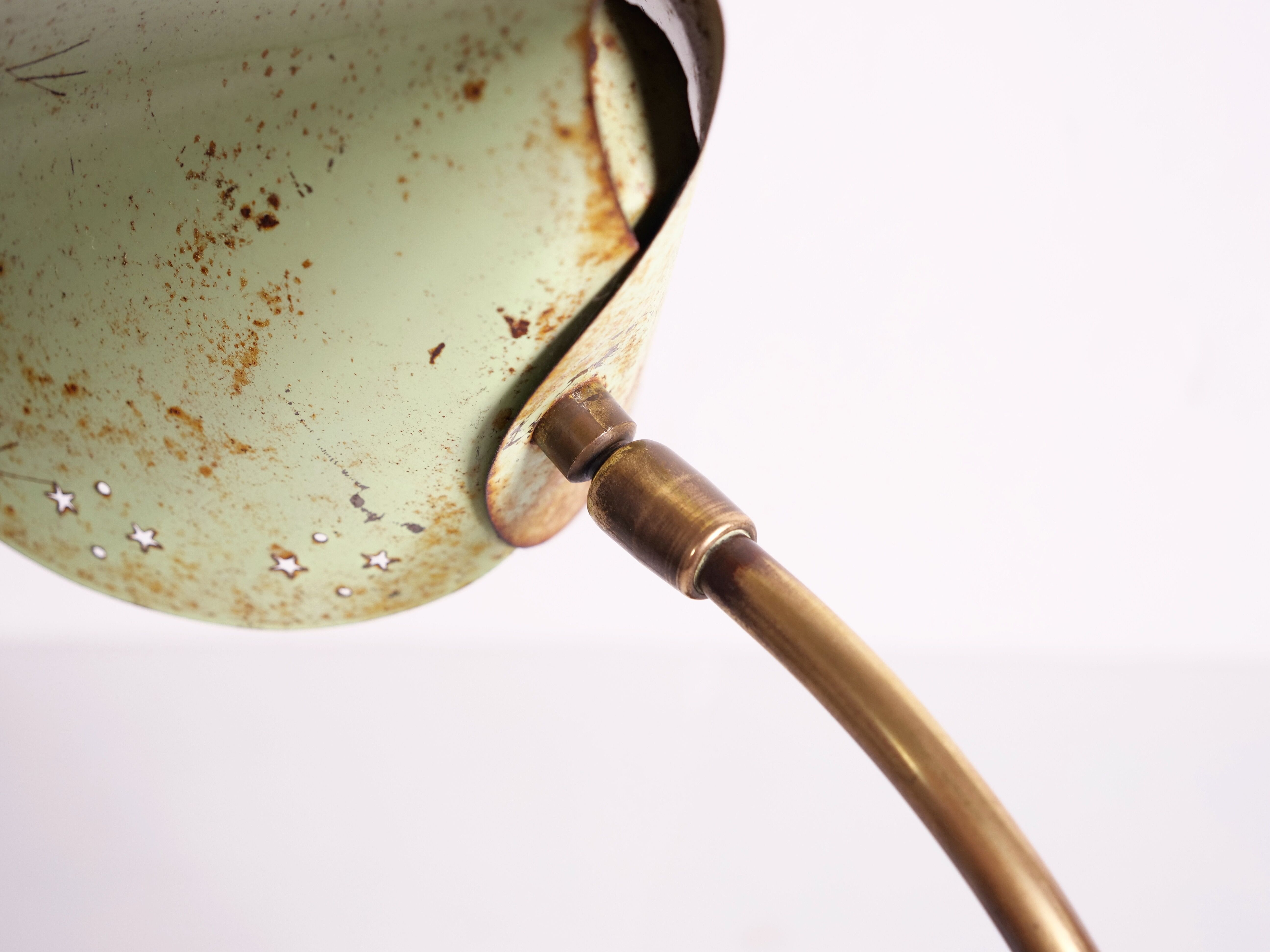 Cocotte lamp Eastern rusty deco