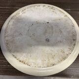 Lanternier & Co Limoges - Art-Deco Round Dish with Gold Trim, Diameter 33 cm