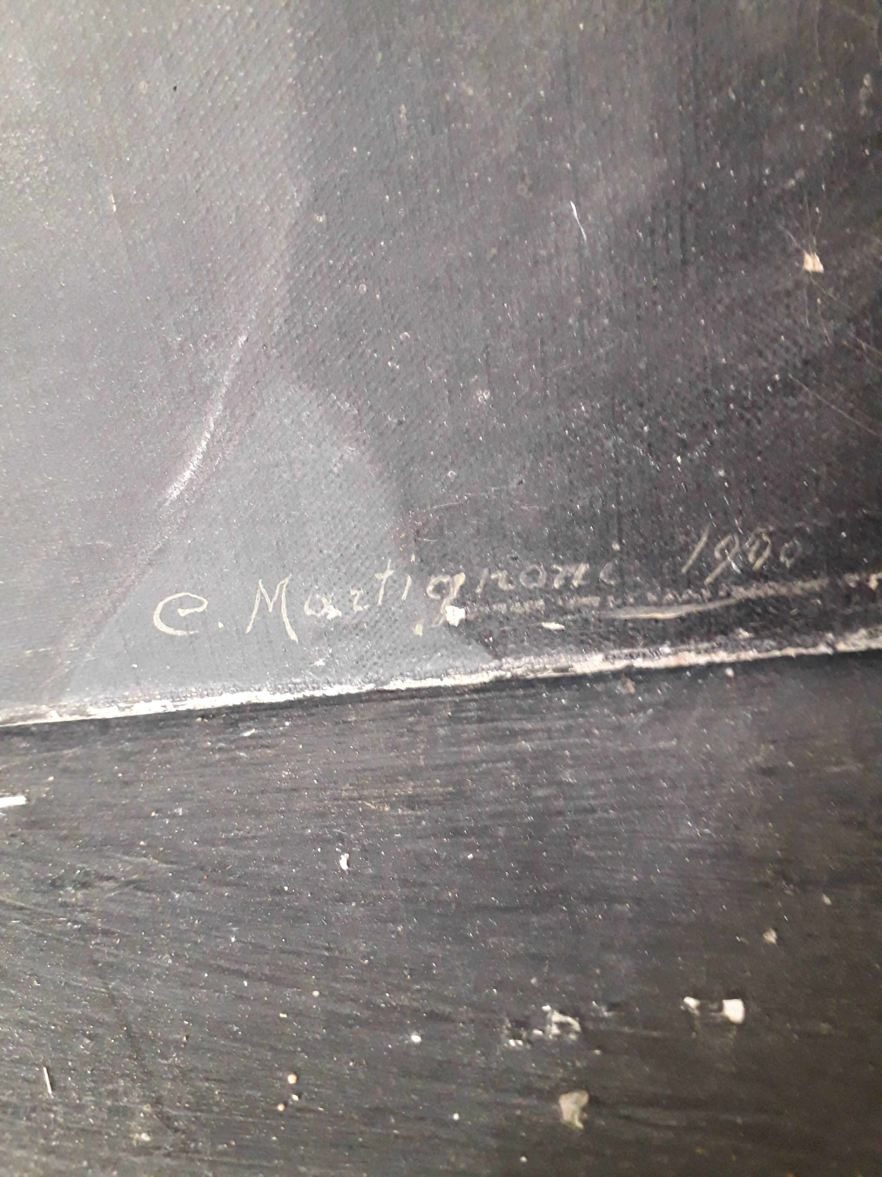 Table portrait woman 1900