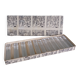 12 crystal knife rests in their box, Hungary, diamond point