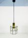 Iron and glass suspension lamp by Glashtte Limburg, 1960s