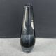 Vase en verre gris vintage scandinave