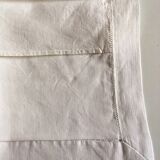 Pair of pillowcases embroidered linen old
