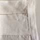 Pair of pillowcases embroidered linen old
