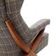 Mid-Century Franco Albini Fiorenza Graphite-blue Wool Ash Italian 1950 Armchair
