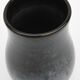 Black ceramic vase