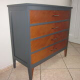 Vintage anthracite grey dresser