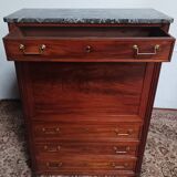 Louis XVI mahogany secretary, 18th century