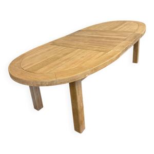 Table de ferme ovale