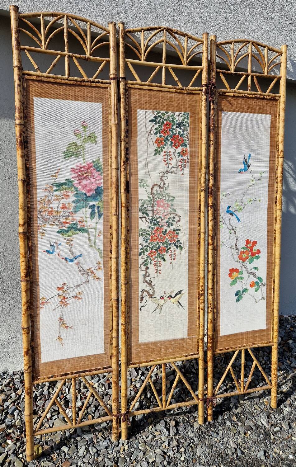 3-leaf bamboo screen