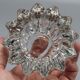 Small crystal vase signed pierre d'avesn art deco