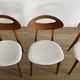 Lot 4 vintage chairs by Roger Landault for Sentou, France 1950